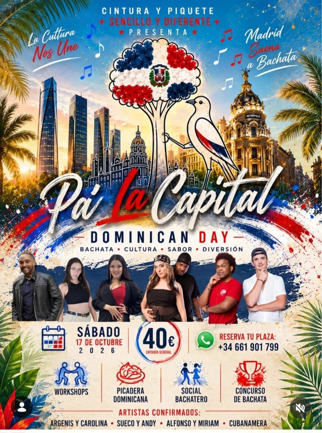Pa’La Capital Dominican Day Madrid