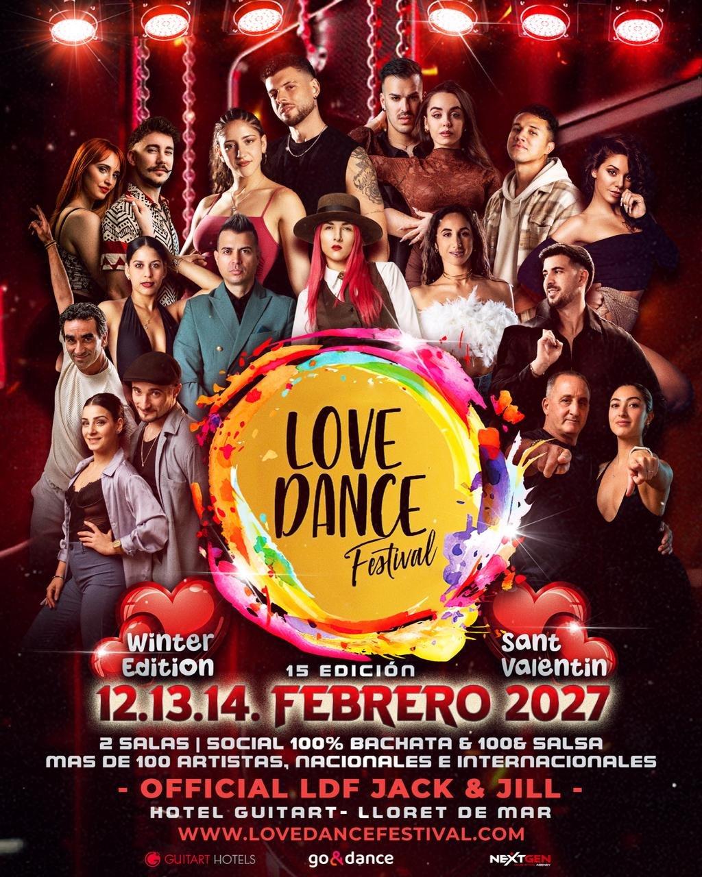 Love Dance Festival 15 Edition - February 2027 Edición Valentine's Day and Carnival Edition