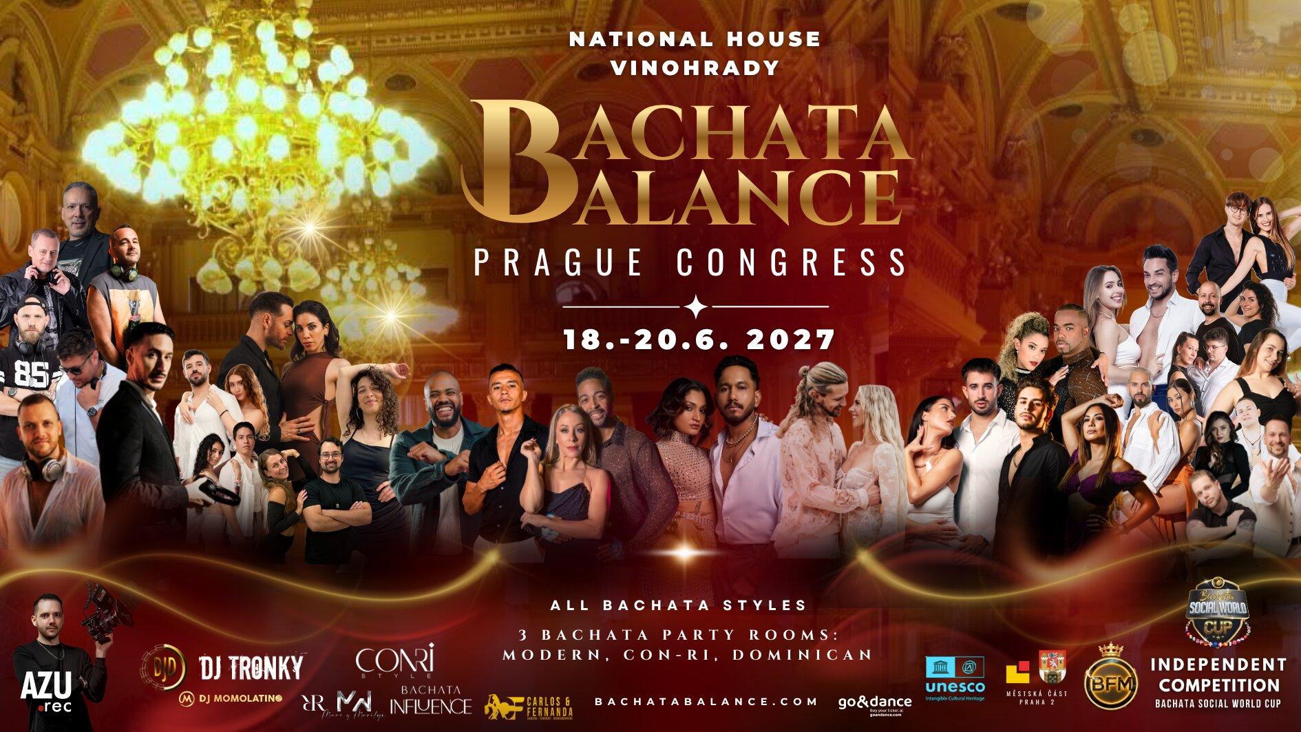 Bachata Balance Prague Congress 2027 (18.-20.6.)